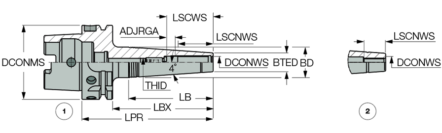HSK A63 SRK 3X85 CX
