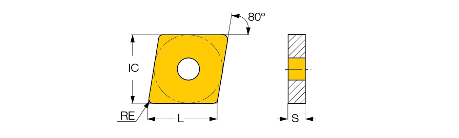 CNMG 120404-SF IC570